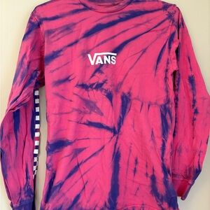 Vans Pink and Purple Tie-Dye used shirt